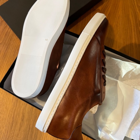 Ace Marks Travel Sneaker Handcrafted Italian Leather size 8.5 - Picture 4 of 13